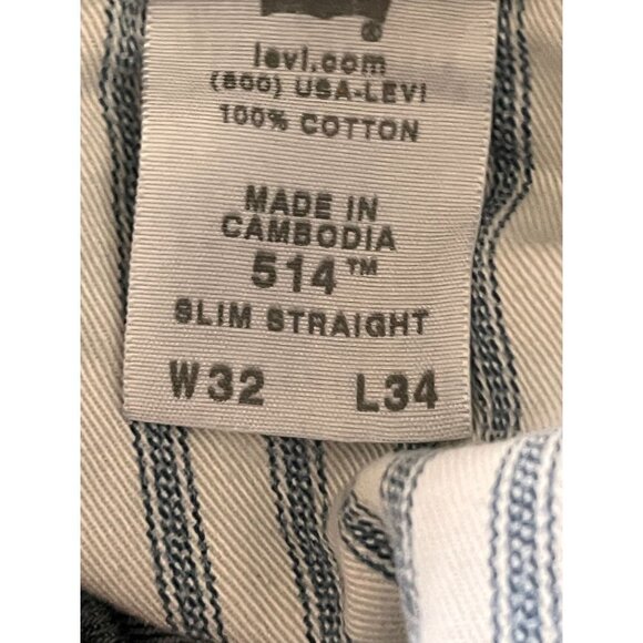 Vintage Levis 514 Mens 29x31 Slim Straight Light Wash 100% Cotton - Picture 7 of 10